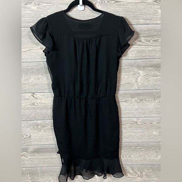 Black Sugarlips Ruched Mini Dress Size Small - Picture 6 of 11